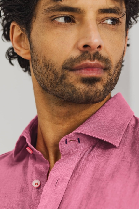 State of Art shirt ls plain linen